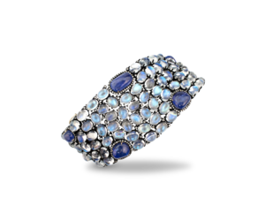 Details about   U&C Sundance Natural Tanzanite & Andalusite .925 Sterling Silver Toggle Bracelet 