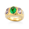 Tsavorite, Lavender Spinel &  Diamond Ring