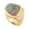 Black Opal & Diamond Ring