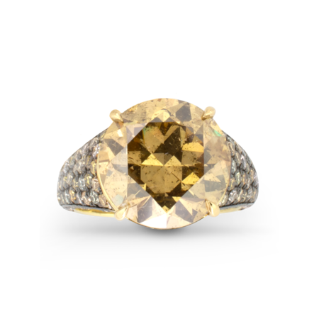 Maple Yellow Diamond Ring