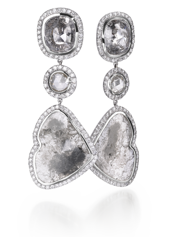 Diamond Slice Earrings