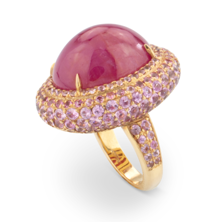 Ruby & Pink Sapphire Ring