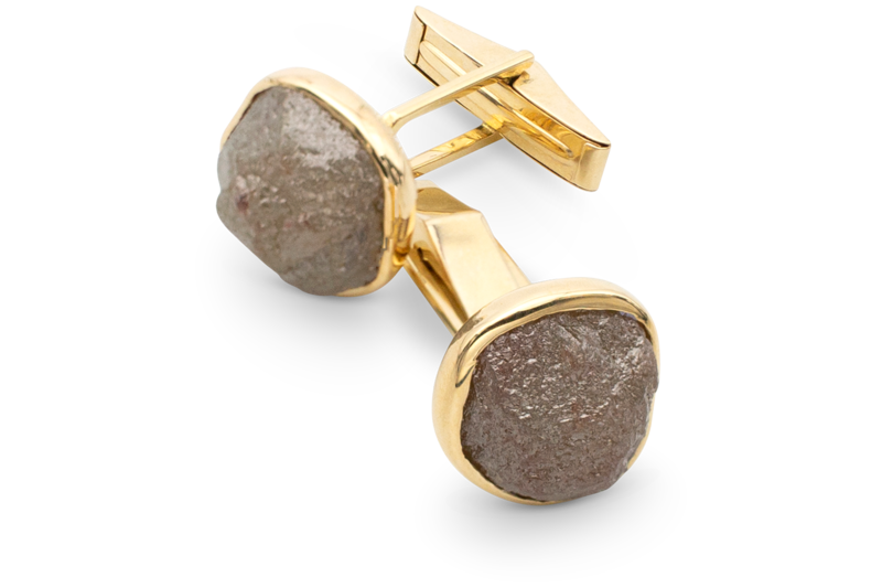 Rough Diamond Cufflinks