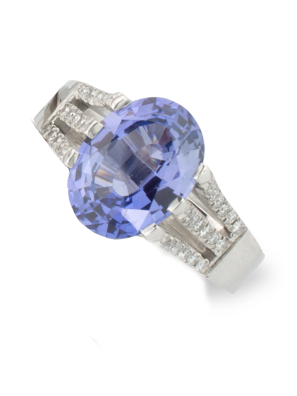 Violet Sapphire Ring