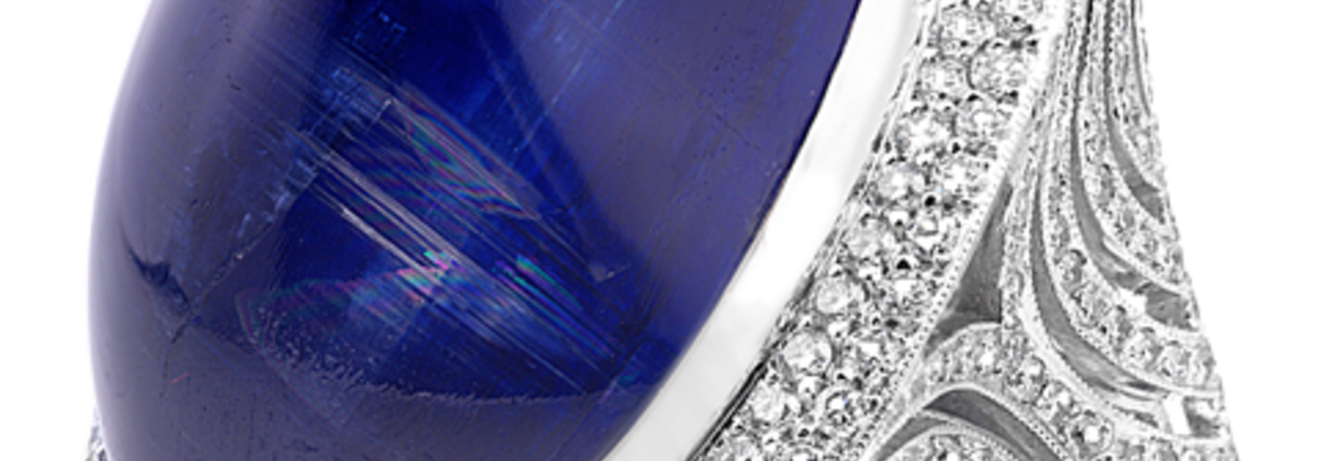 Kyanite & Diamond Ring