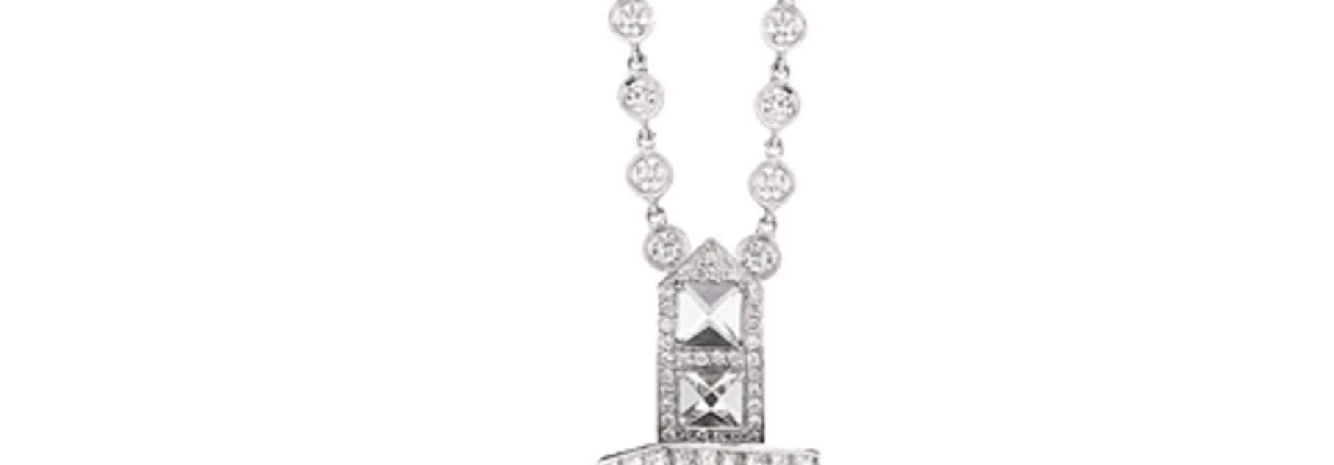 Aquamarine & Diamond Pendant