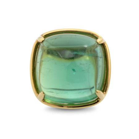 Green Tourmaline Ring