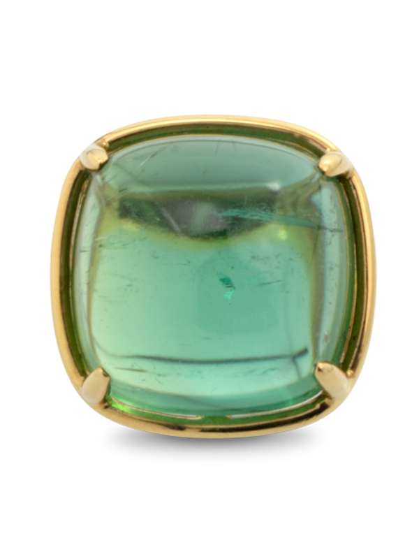 Green Tourmaline Ring