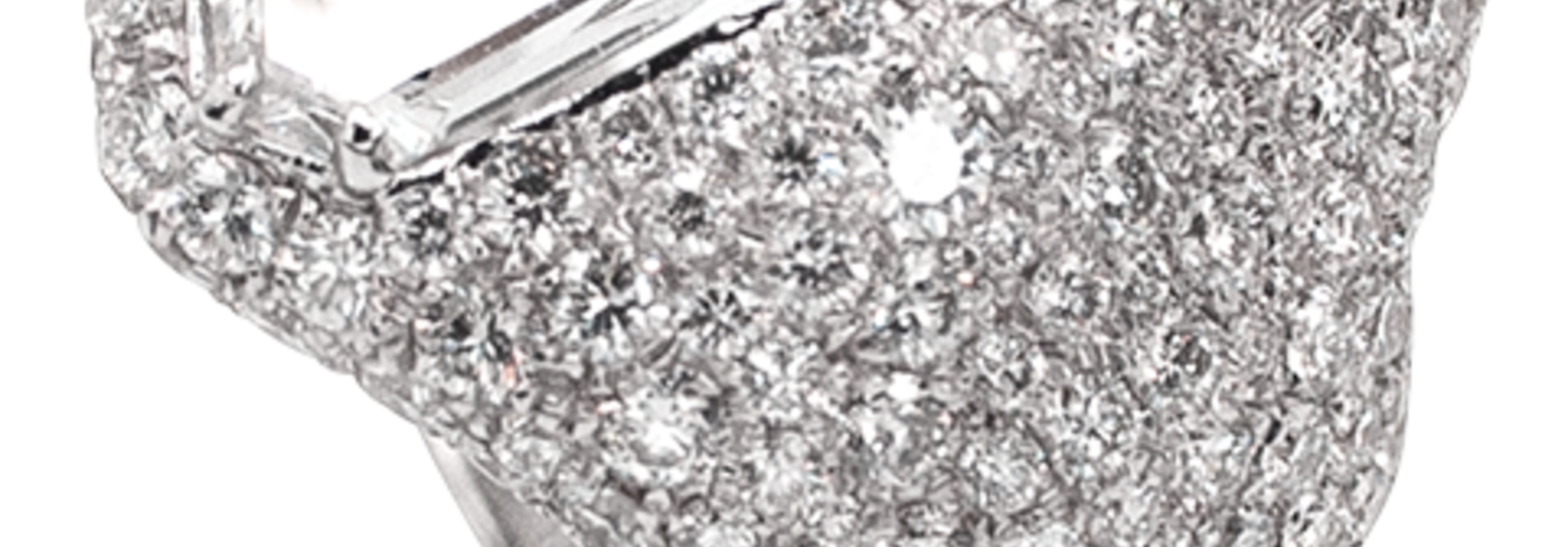 "Ice" | White Diamond Ring