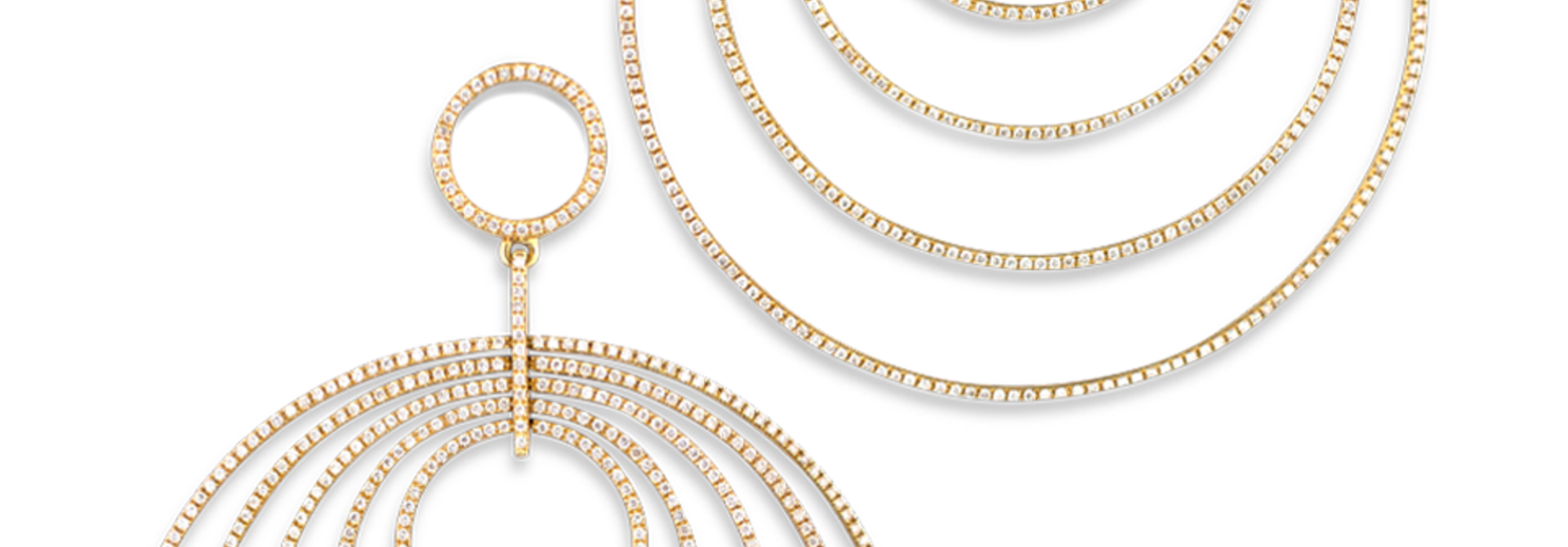 Multi Hoop Diamond Earrings