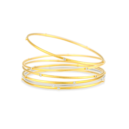 Diamond Gold Bangle