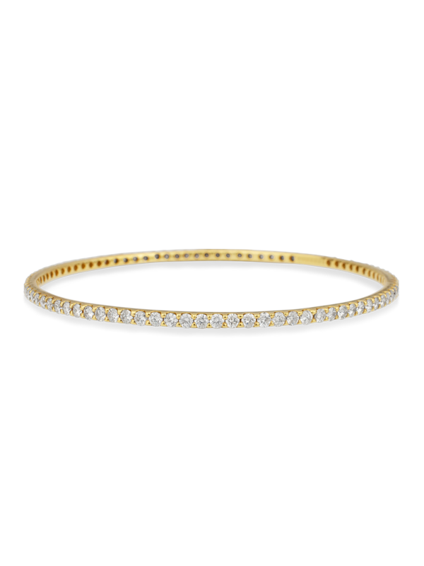 White Diamond Bangle