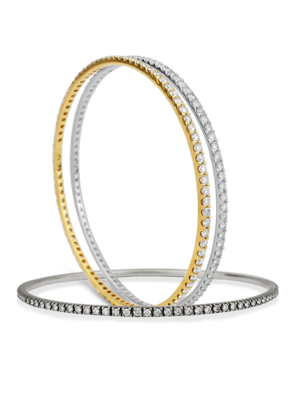 White Diamond Bangle