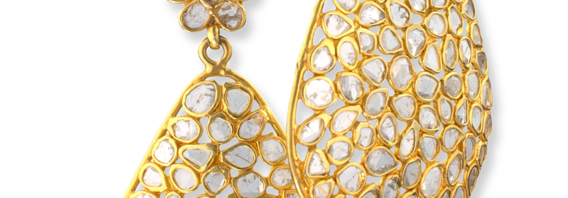 Diamond Slice Earrings