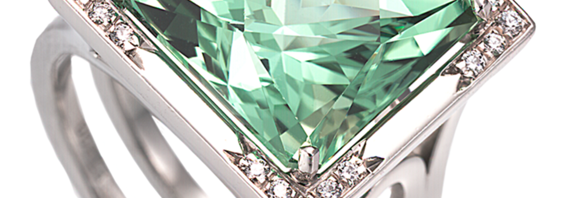 Mint Green Tourmaline Ring