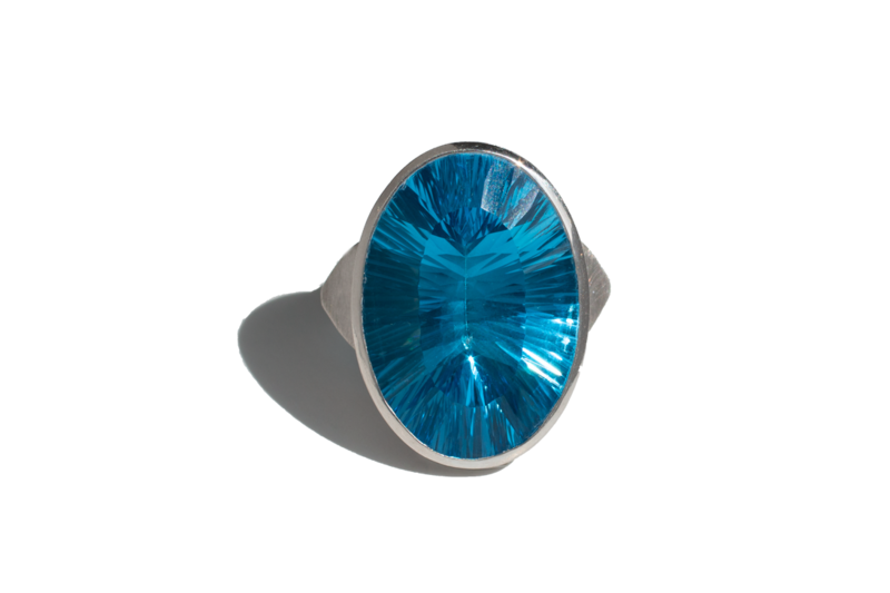 Blue Topaz Ring