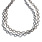Diamond Slice & Sterling Silver Necklace -