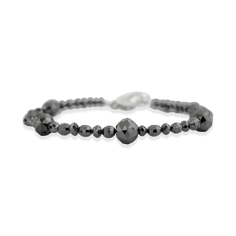 Black Diamond Bracelet - 7"