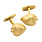 22K Gold Nugget Cufflink