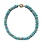 Turquoise, Keshi Pearl and 22k Gold Necklace - 20"