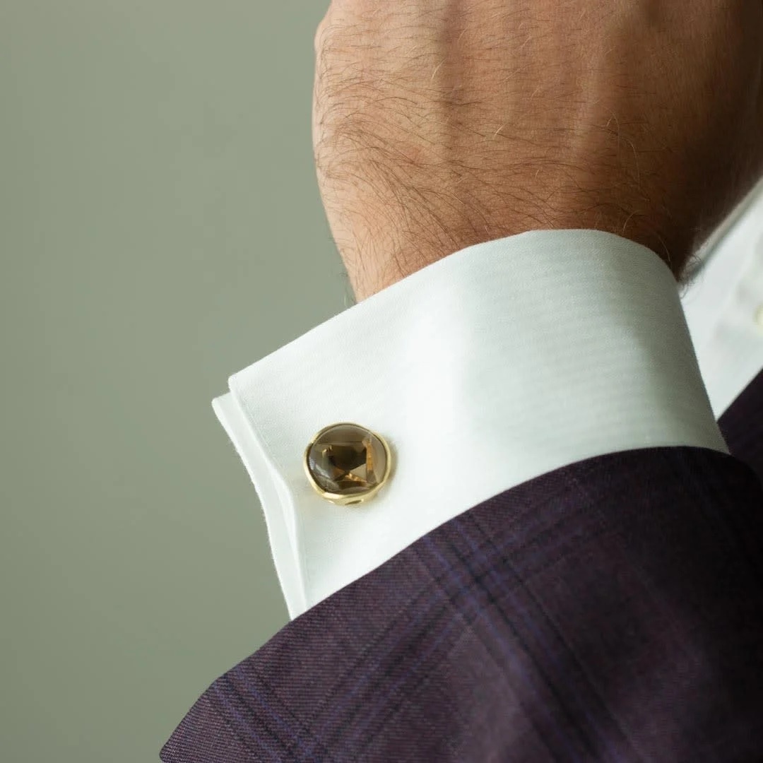 Smoky Quartz Cufflinks