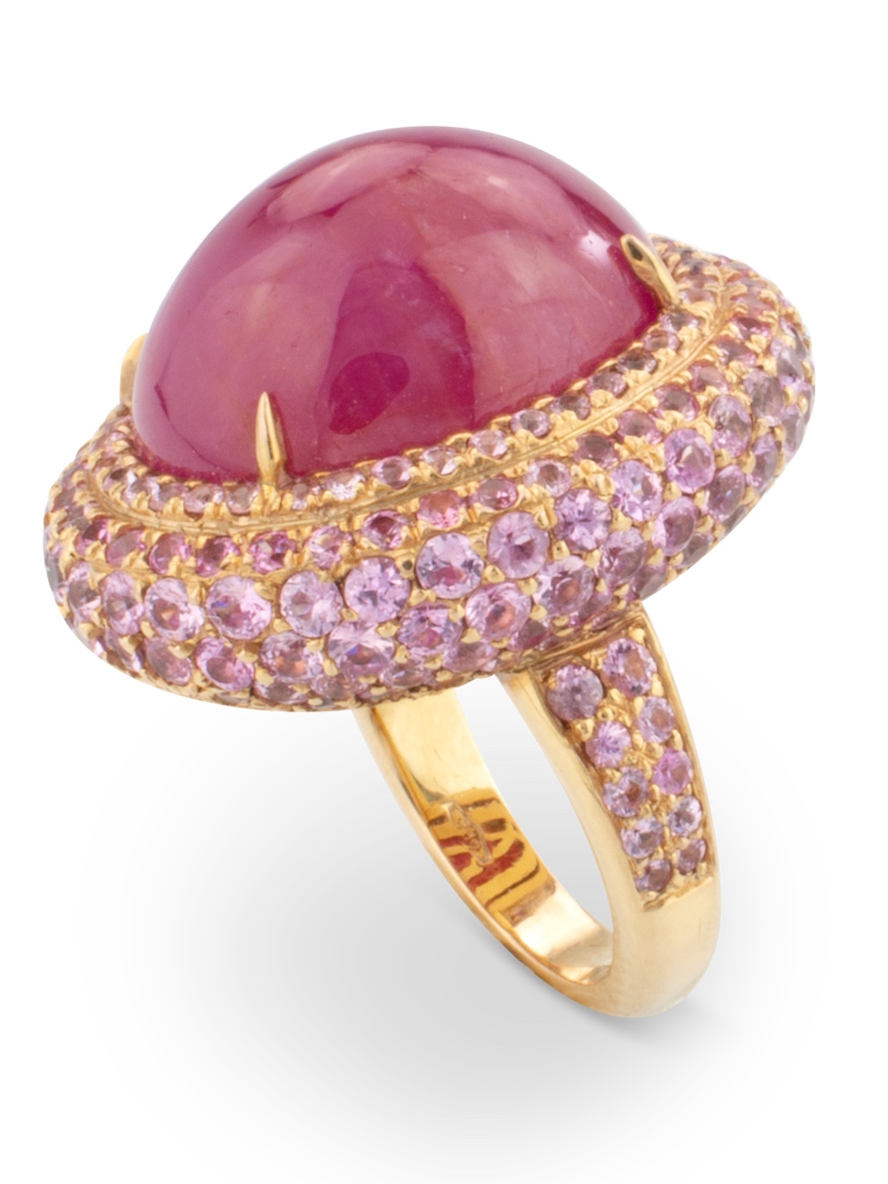 Ruby and Pink Sapphire Ring