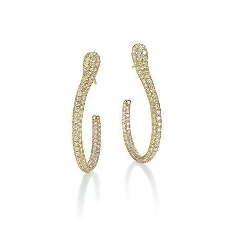 360 Diamond Curve Earrings