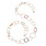 18k Gold Multi-Link, Multi Gemstone Necklace