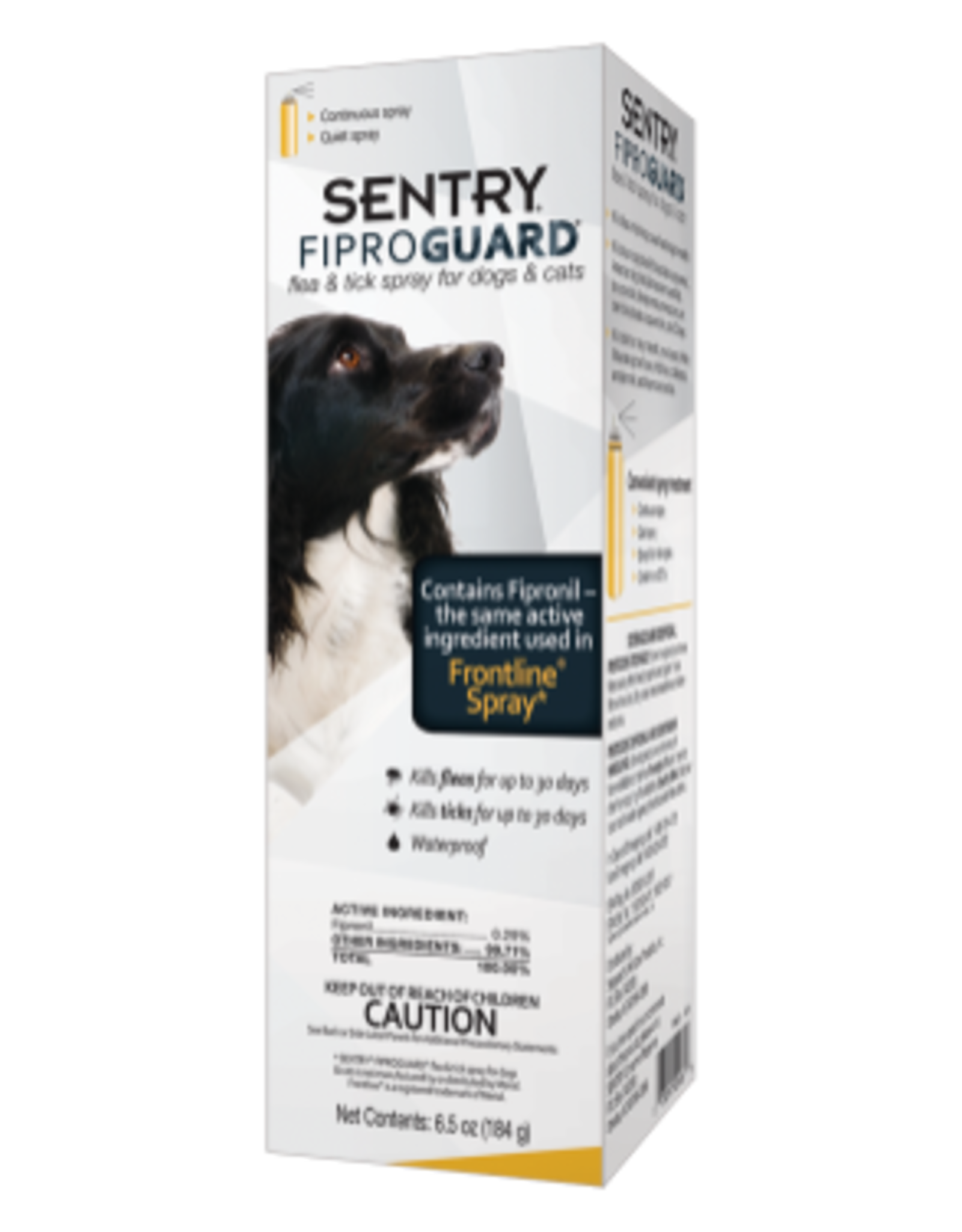 SENTRY Sentry Fiproguard | Aerosol Flea and Tick treatment 6.5 oz