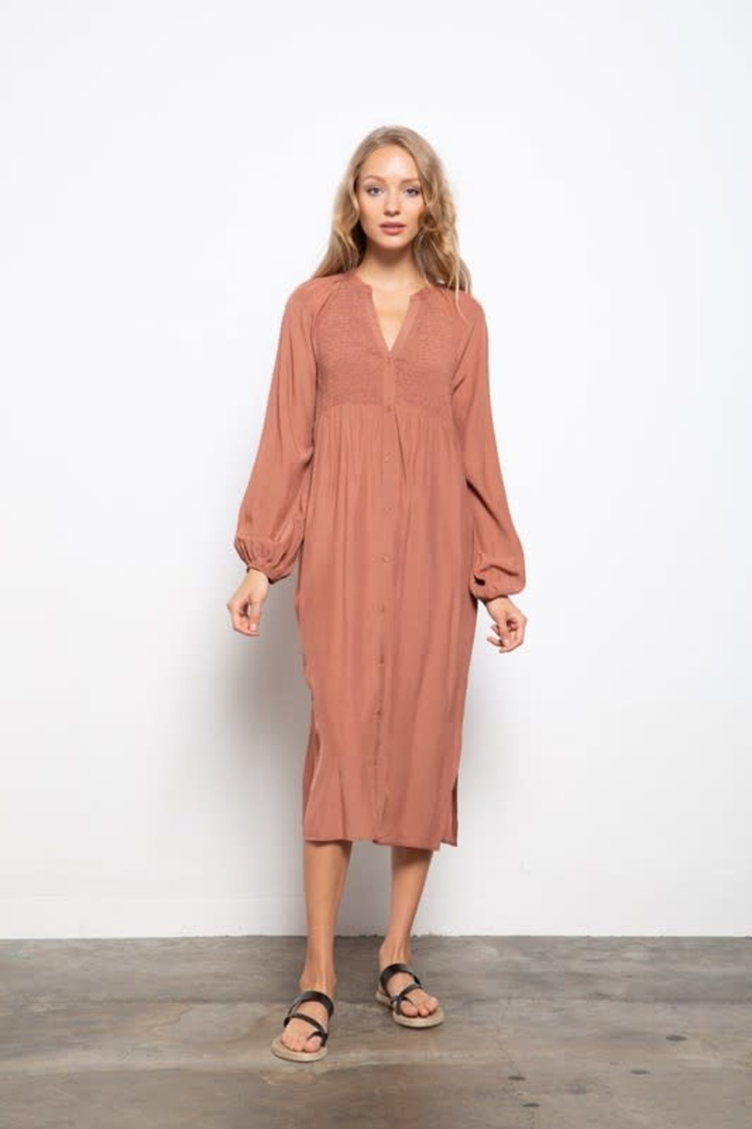 adella full midi dress