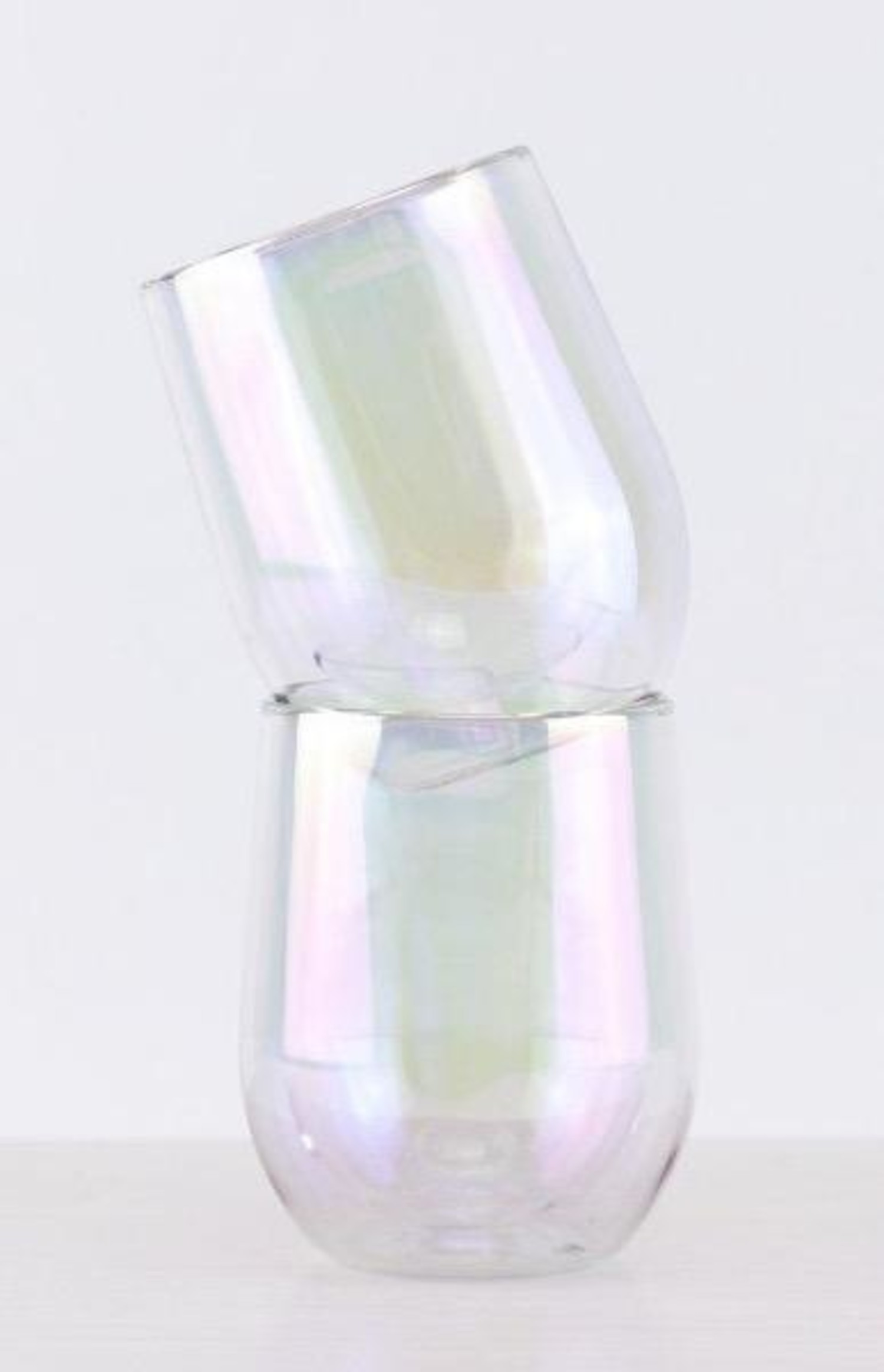 Corkcicle Prism Stemless Glass Set