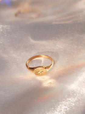 WELLDUNN WELLDUNN - "Sirius" 24K Gold Plated Ring