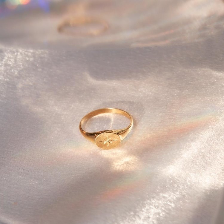 WELLDUNN WELLDUNN - "Sirius" 24K Gold Plated Ring