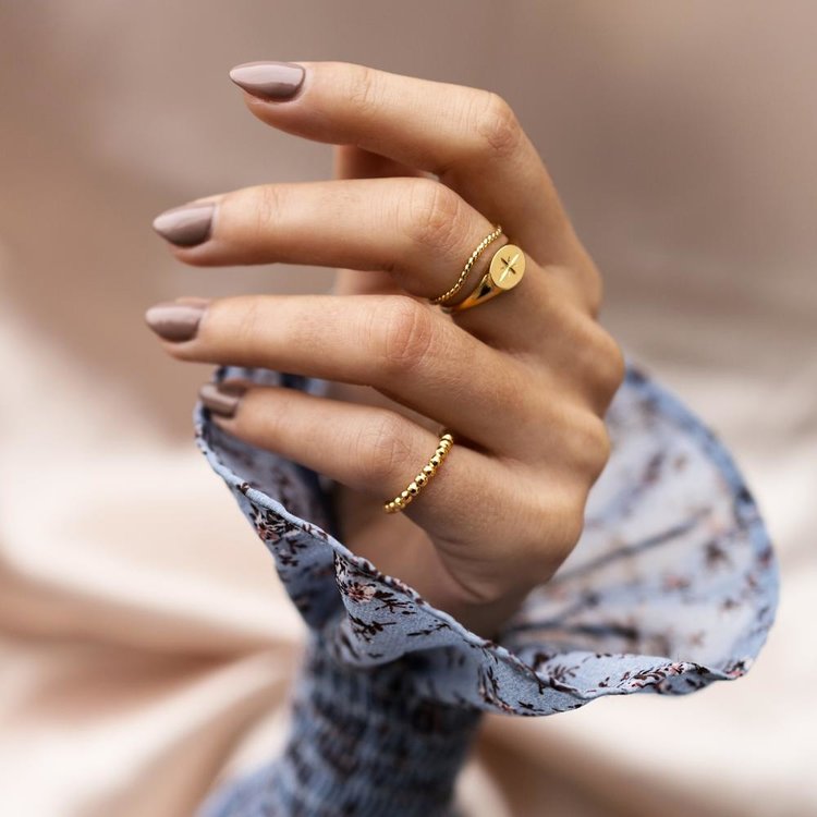 WELLDUNN WELLDUNN - "Sirius" 24K Gold Plated Ring