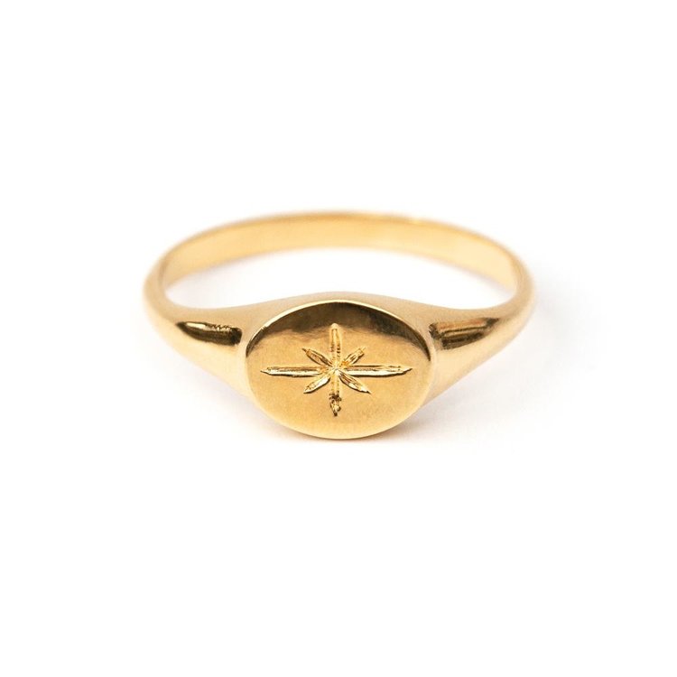 WELLDUNN WELLDUNN - "Sirius" 24K Gold Plated Ring