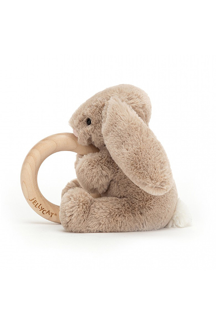 Jellycat Jellycat -  Beige Bunny Wooden Ring