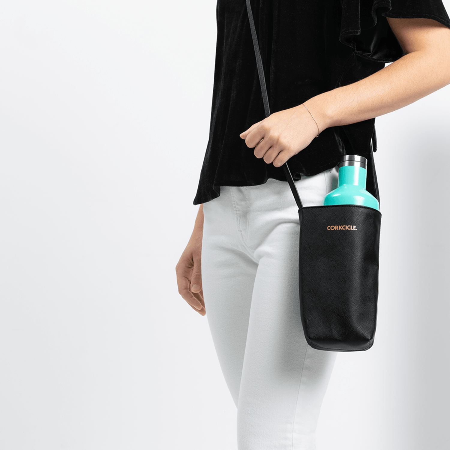 Corkcicle Sling Black Neoprene