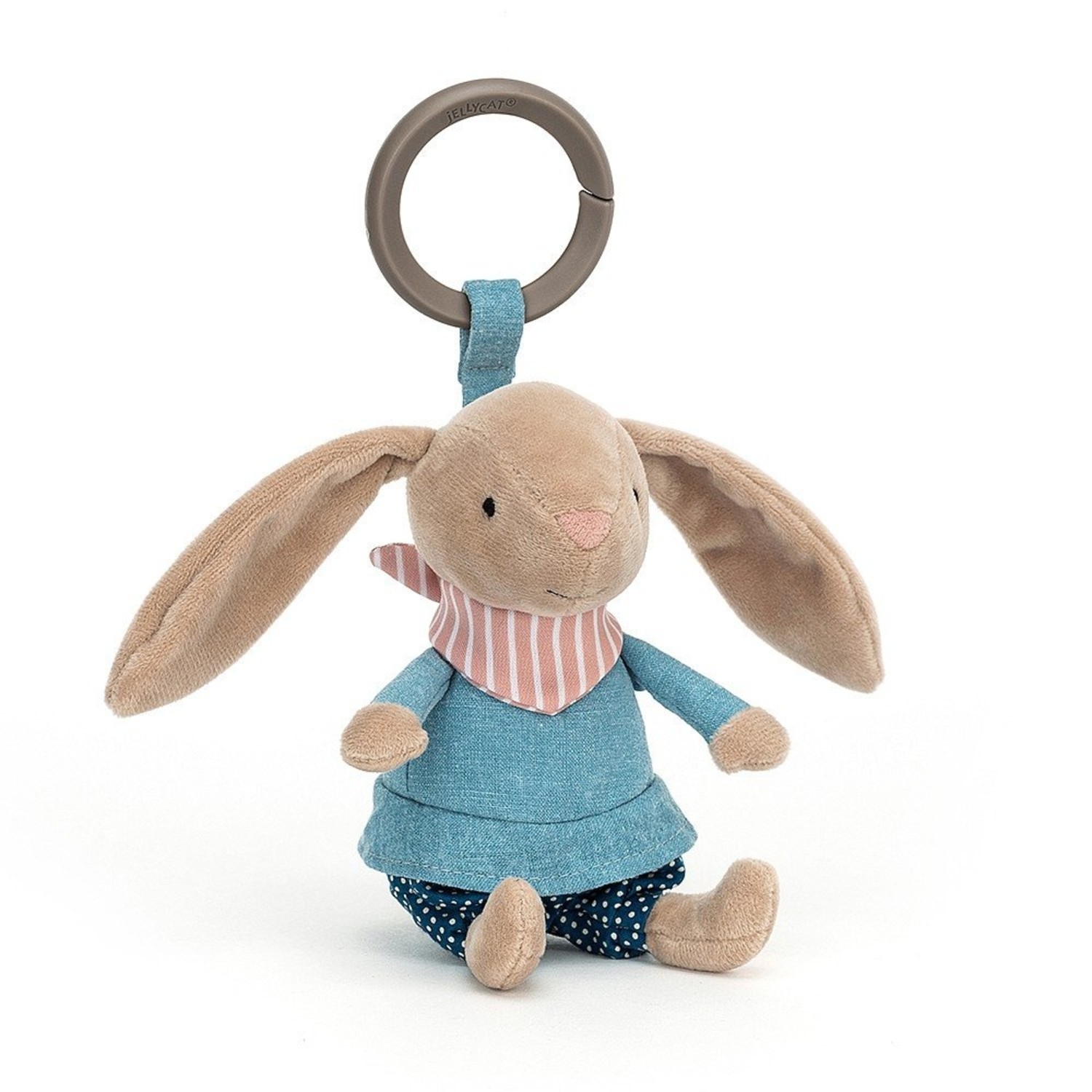 Jellycat Little Rambler Bunny Rattle Quintessential