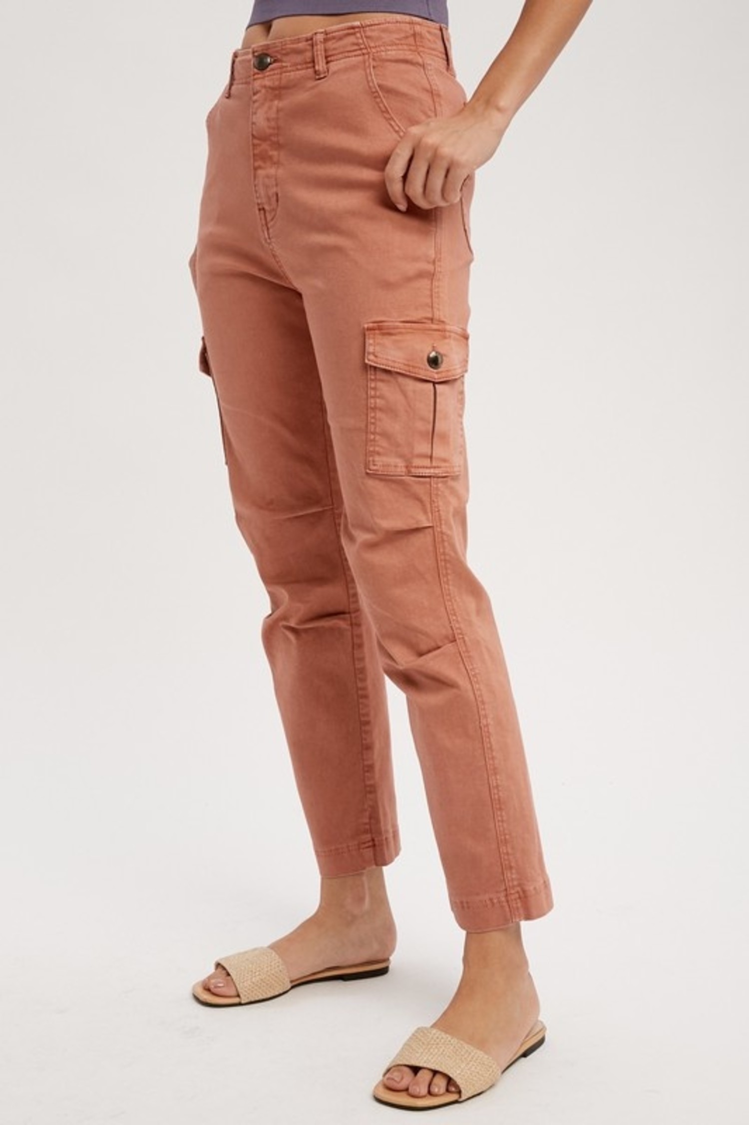 Stretch cargo sales trousers womens