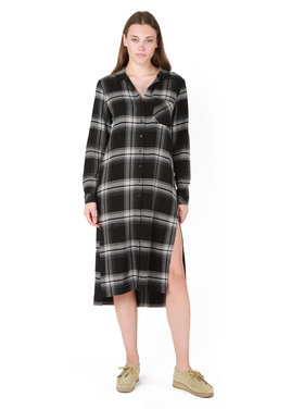Black Tape Black Tape - Plaid Midi Shirtdress