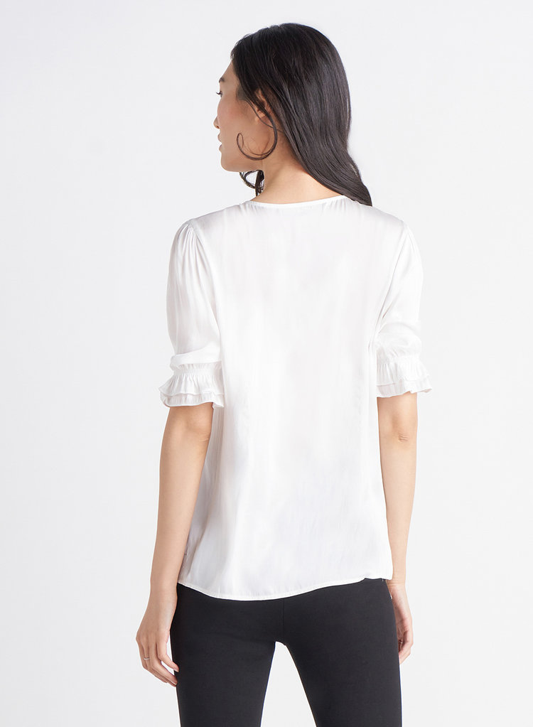 Black Tape Black Tape - Ruffle Cuff Blouse
