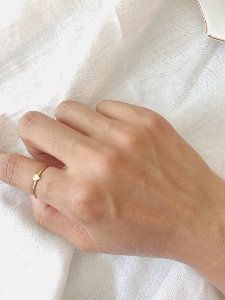 Flint J Flint J - Heart Stacking Ring