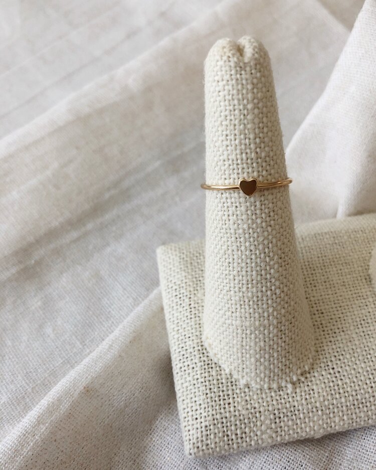 Flint J Flint J - Heart Stacking Ring