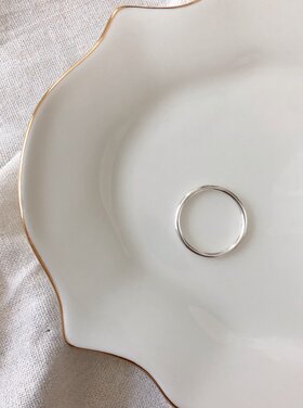 Flint J Flint J - Silver Thick Stack Ring