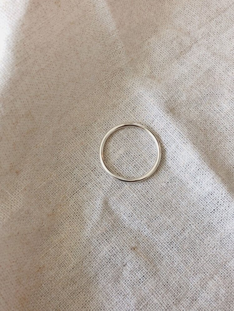 Flint J Flint J - Silver Thick Stack Ring