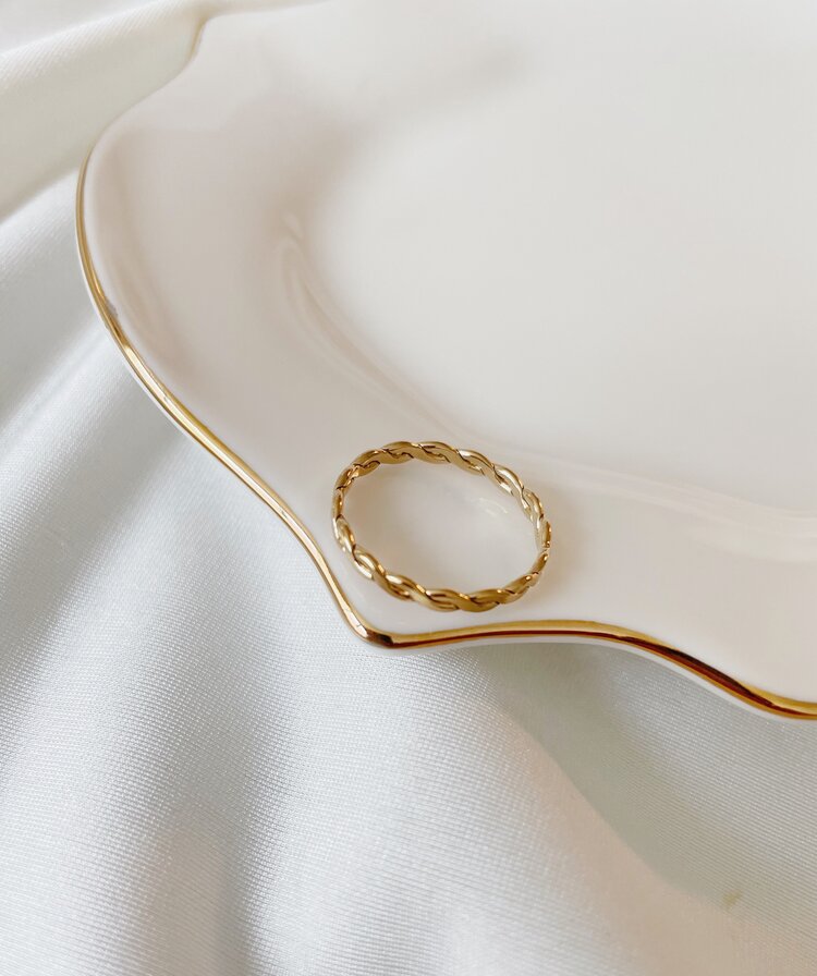 Flint J Flint J - Weaving Stack Ring