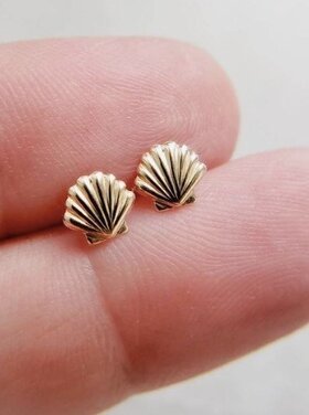 Flint J Flint J - Seashell Std Earring