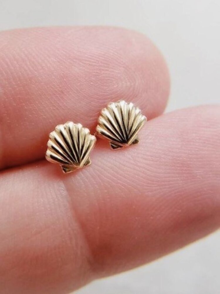 Flint J Flint J - Seashell Std Earring