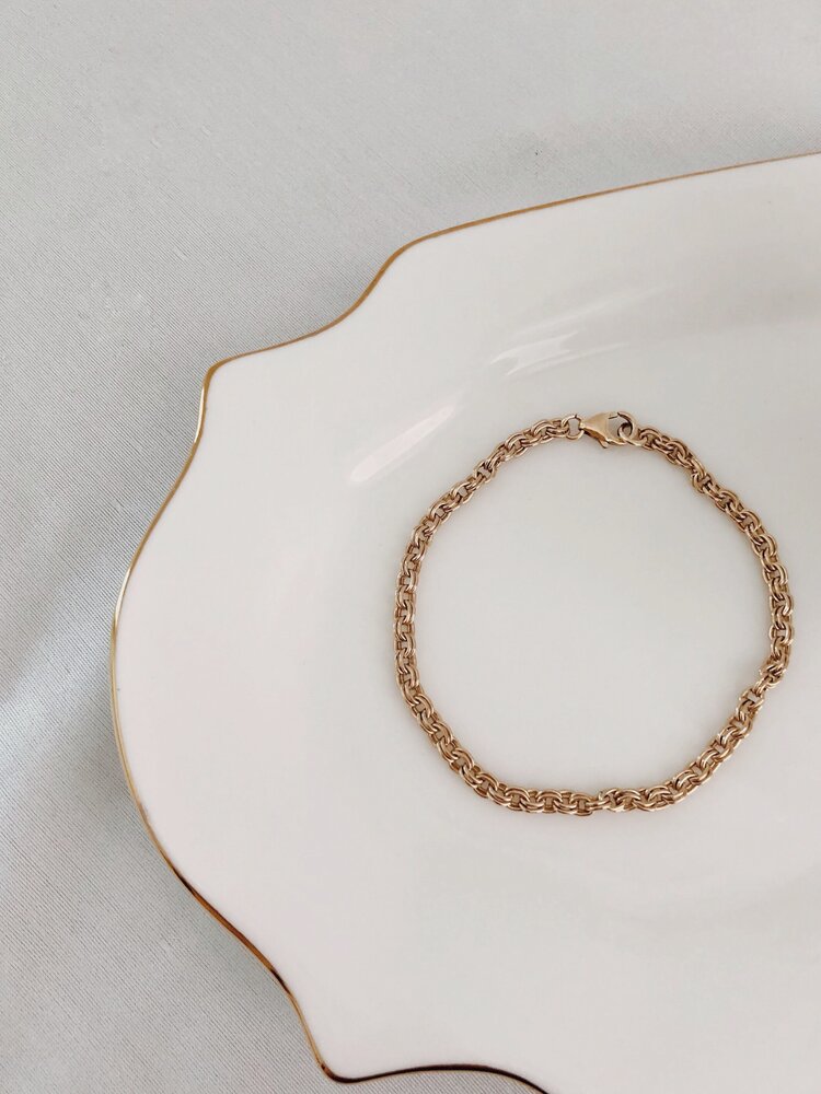 Flint J Flint J - Double Rounded Chain Bracelet