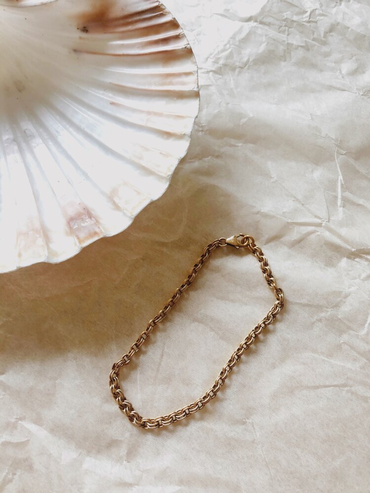 Flint J Flint J - Double Rounded Chain Bracelet